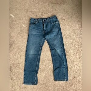 Levi's 505 Men's Straight Blue Jeans